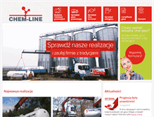 Tablet Screenshot of chemline.pl